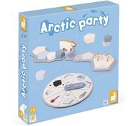 ChenQuanSarl-Arctic Party - Jeu De Société Enfant Collaboratif - Thème Ours Polaires - Jeu De Plateau Bois Et Carton - 2 À 6 Joueurs - Certifié Fsc - Dès 4 Ans, J02469, Bleu, Blanc