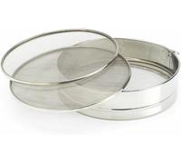 Chenquansarl-Art69526tamisfarinetamisptisserie3grillesinterchangeablesavecmaillesfinesmoyennesougrossesinox26cm