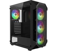 ChenQuanSarl-Aura Gc1 Elite Boîtier Atx En Verre Trempé À Haut Débit D'Air ¿ Quatre Ventilateurs Rvb 120 Mm Inclus ¿ Intérieur Spacieux ¿ Convient Pour 6 Ventilateurs De 120 Mm ¿ Fenêtre Latérale