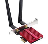 ChenQuanSarl-Ax5400 Carte Pcie Wifi 6E Pcie, Bluetooth 5.2, Module Ax210 À L'Intérieur, Bluetooth 5.2, 802.11Ax, Windows 11/10 64Bit, We3000S