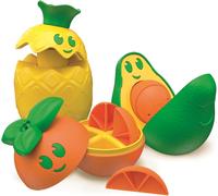 ChenQuanSarl-Baby Fruit Puzzle, Jeu Modulaire Avec Fruits Pour Enfants 12-36 Mois, Jeux De Petite Enfance Fabriqués En Italie, Ligne Play For Future, Stimule Manualité Et Logique, 17512
