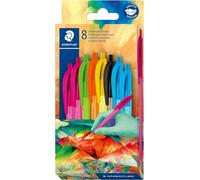 Chenquansarl-Ball 4230c8e2-2 4230 M Stylo À Bille Triangulaire, Largeur De Trait M Env. 1,00 Mm, Pour Écriture Détendue, Étui En Carton Avec 8 Stylos À Bille, Couleurs Assorties, Édition Multiverse