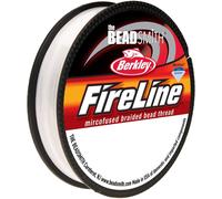 Chenquansarl-Berkley Fireline By Berkley Fil Tressé Micro-Fusible ¿ Test De 3,6 Kg, 17,8 Cm De Diamètre, Bobine De 45,7 M, Couleur Cristal ¿ Matériau Super Résistant Pour La Fabrication De Bijoux Et