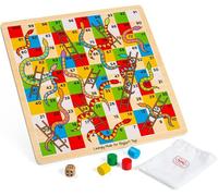 Chenquansarl-Bigjigs Jeu En Bois Serpents Et Échelles