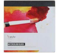 Chenquansarl-Bloc De Papier Aquarelle - Bloc De Coton Professionnel 8in Pour Presse Froide 300 G - Bloc De Papier Coton Pour Presse Froide Aquarelle - Materiel Dessin Pour Peinture Aquarelle