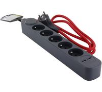 ChenQuanSarl-Bloc Multipr 5X16A + 2 Usb + Interrupteur -