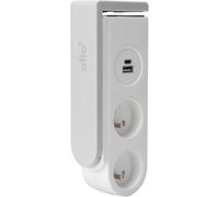 ChenQuanSarl-Bloc Multipr Gekko Clipsable - 2 Pr s + 2 Ports Usb - Blanc