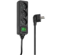 ChenQuanSarl-Bloc Multipr s, 3 Pr s, Avec Interrupteur, 1,4M, Noir