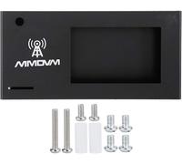 ChenQuanSarl-Boîtier De Panneau De Carte D'Extension Hotspot Cage De Protection En Alliage D'Aluminium Avec Une Forte Capacité De Dissipation Thermique Pour Carte Mère Mmdvm 3.2 Pouces Noir/Argent(No