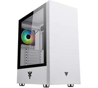 ChenQuanSarl-Boîtier Moyen Tour Atx Vertibra S210 Rgb Avec Panneau Vitré, Blanc