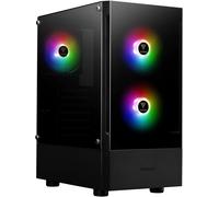 ChenQuanSarl-Boîtier Pc De Jeu Talos E3, Boîtier Atx De Taille Moyenne, Panneau En Verre Trempé, 3 Ventilateurs Argb Intégrés De 120 Mm, Fenêtre En Verre Trempé D'Installation Sans Outil, Prend En Ch