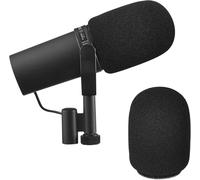 ChenQuanSarl-Bonnette Microphone Compatible Avec Shure Sm7B / Sm27 / Pga27 Bonnette - Housse En Mousse Pour Microphone - Noir