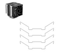 ChenQuanSarl-Boucle De Ventilateur De Refroidissement,4 Pcs Heatsink Clip,Clip De Refroidissement Pour Ventilateur De Processeur,Anneau De Retenue Du Dissipateur Thermique Du Ventilateur De L'Hôte