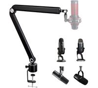 ChenQuanSarl-Bras De Micro ¿ Bras De Microphone Compatible Avec Hyperx Quadcast, Support De Microphone Rotatif À 360°, Bras De Perche En Métal Lesté Pour Hyperx Quadcast, Blue Yeti, Mv7, Rode Et La P