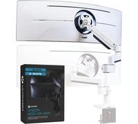 ChenQuanSarl-Bras D'Extension Robuste [Accessoire Uniquement ¿ Nécessite Un Bras De Moniteur Simple Ma20Pw-S Pour L'Utilisation] Double Support Vertical Empilé Pour Écran De 124,5 Cm Réglable En Haut