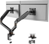 ChenQuanSarl-Bras Double Écran Pc - Support 2 Moniteurs De 13 À 32 Pouces, Bras À Gaz Réglable En Hauteur, Inclinaison, Rotation De 360°, Charge De 9 Kg, Vesa 75/100Mm, Ma001-2