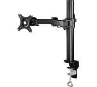 ChenQuanSarl-Bras Pour Écran Fullmotion (Pivotant À 360 °, 1 Charnière, Réglable En Hauteur, Pour 1 Écran De 10"" À 26"", Vesa Jusqu'À 100 X 100, 10 Kg, Ergonomique, 2 Bras) Noir
