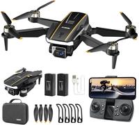 Chenquansarl-Brushless Super Endurance Foldable Quadcopter Drone For Beginners¿40+ Mins Flight Time,Wi-Fi Drone With 120°Wide-Angle 4k Hd Camera, Brushless Motor, Follow Me, Dual Cameras(2 Batteries)-