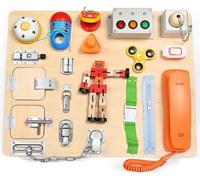 ChenQuanSarl-Busy Board Apprentis De La Motricité Fine Et Des Compétences De Vie De Base Pour Les Tout-Petits Occupés Jouet Éducatif Préscolaire Cadeau Pour Garçons Ou Filles