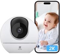ChenQuanSarl-C6C 2K Caméra Surveillance Wifi Intérieure, Caméra 360° Avec Détection Humaine Ai, Suivi Intelligent, Audio Bidirectionnel, Vision Nocturne Couleur Avec Lentille Starlight Pour Bébé/Anim