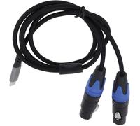 ChenQuanSarl-Câble Audio Usb-C Vers Double Xlr Femelle Pour Microphone Pour Enregistrement Audio Karaoké À Domicile (1 M)