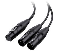 ChenQuanSarl-Câble Séparateur Xlr, Câble En Y Femelle Vers 2 Mâles Xlr - 0,5M