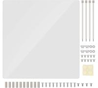 ChenQuanSarl-Cadre Acrylique Pour Carte Mère M-Atx Open Frame Transparent Acrylique Overlock Case Computer Base De Base Bricolage Pour Carte Mère M-Atx Pratique Pour Les Tests, L'Overclocking Ou Les