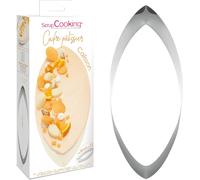 Chenquansarl-Cadreptissiercalisson28cmeninoxmoulecercleptisseriepourgteauxtartesentremetsdessertsaccessoireformeustensile1908gris
