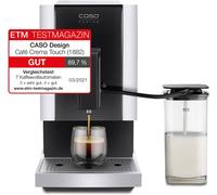 ChenQuanSarl-Café Crema Touch Machine À Café Automatique Design Avec Tuyau Et Réservoir À Lait, Broyeur Conique Réglable En Continu, Prêt À L'Emploi, Toutes Les Spécialités De Café Par Toucher, Noir,