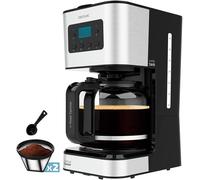 ChenQuanSarl-Cafetière À Goutte Programmable Coffee 66 Smart Plus, 980 W, Capacité 12 Tasses, Technologie Extemaroma Et Fonction Autoclean, Écran Lcd, Finitions En Acier Inoxydable, 1,5 L.