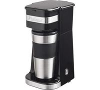 ChenQuanSarl-Cafetière Avec Tasse Isotherme Pour Café Filtre Moulu, Machine À Café 2 Pour Grandes Tasses, Idéal Pour Le Camping, Préparation Rapide, 750 W, Couleur Argent