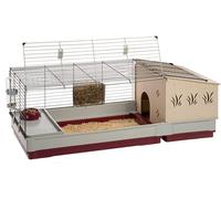 Chenquansarl-Cage Cochon D'inde Cage Lapin Clapier Rongeurs - Accessoires Inclus - Ouvrant Et Modulable 142 X 60 X H 50 Cm - Krolik 140 Plus