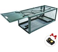 ChenQuanSarl-Cage Piege Rat, Piège À Souris,Grand Piège À Souris Utilisé Pour Attraper Des Rats Intérieurs Et Extérieurs, Des Écureuils, Des Lapins, Des Taupes Et D'Autres Rongeurs