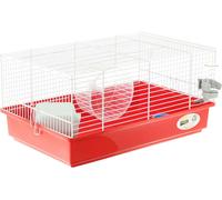 Chenquansarl-Cage Pour Hamsters Petits Rongeurs Criceti 9,Cage Hamster En Plastique, Accessoires Inclus Roue Hamster, Biberon, Maison Hamster, Mangeoire 46 X 29,5 X H 23 Cm.