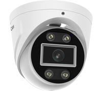 ChenQuanSarl-Caméra Dôme Ip Extérieure Poe 5 Mp Avec Spots Lumineux Et Sirène T5Ep Blanc
