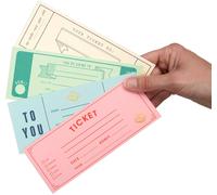 Chenquansarl-Carnet De Tickets Vierges,Carnet De Bons Cadeaux,Cartes Date Night,Cadeaux Pour Lui,Cadeaux Pour Elle,Carnet De Coupons Pour Petit Ami,Carnet De Bons Danniversaire,Couverture Rigide