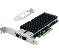 ChenQuanSarl-Carte Réseau 10 Go Double Port Rj45 Avec Contrôleur X540, Adaptateur Lan Ethernet Pcie Pour Serveurs Windows/Linux/Esx, Comparé À Intel X540-T2