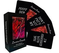 Chenquansarl-Cartes D'oracles D'amour - Tarot Pour Débutants, 80 Cartes Avec Deux Flammes - Deck D'oracles Pour La Romance Et L'amour - Avec Mes S