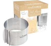 Chenquansarl-Cercleptisserieextensiblehautdiamtrerglable1523cmmouleinoxrondcadreajustablepourgteauxentremetsdessertsaccessoireptisserie1914
