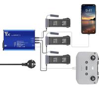 Chenquansarl-Chargeur Multi-Batteries Hub De Charge Pour Drone Dji Mavic 3 (Pas Pour Mavic 2 / Pro), Smart Parallel Dock Station Pour 3 Batteries De Vol 1 Télécommande 1 Smartphone / Tablette, Bleue-Y