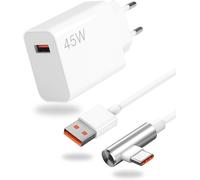 ChenQuanSarl-Chargeur Rapide 45W Pour Xiaomi Note 14 Pro Chargeur Turbo Avec 1.5M 90 Degr¿s Cable Usb C Transfert De Donn¿es Pour Xiaomi Pad 6 5 Note 14 13 12S 12 Poco X7 M7 Pad M6 Mi 10T Pro Lite