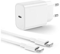 ChenQuanSarl-Chargeur Rapide Iphone 16 15, 20W Chargeur Iphone Usb C Avec Cable Usb C Vers Usb C 2M Pour Apple Iphone 16 Pro/16 Pro /15 Pro /15 Plus/Ipad Pro 12.9 Type C Adaptateur Secteur Mural Alim