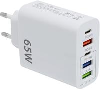 Chenquansarl-Chargeur Usb C Rapide, 65w 5-Port Pr Usb Multiple, Chargeur Rapide Qc3.0 Multi Adaptateur Pour I-Phone 14/13/12/11/Xs/X, Sams-Ung Galaxy S23 S22 S21