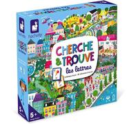 Chenquansarl-Cherche Et Trouve Les Lettres - Jeu De Société Enfant - Jeu Pédagogique - Jeu Pour La Famille - Dès 5 Ans, J02436, Blanc