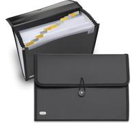 Chenquansarl-Classeur A4 Extensible Gris Clair
