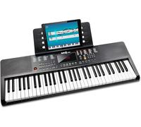 ChenQuanSarl-Clavier Compact 61 Touches Avec Support De Partition, Alimentation, Autocollants Pour Notes De Piano Et Leçons Simply Piano