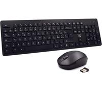 ChenQuanSarl-Clavier Et Souris Sans Fil, Kit Clavier Souris Sans Fil, Clavier Avec Touches Concaves, Récepteur 2 En 1 Pour Pc, Ordinateur Portable, Ordinateur Portable, Disposition Italienne