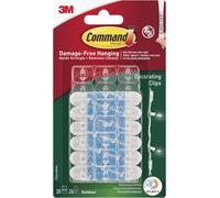 ChenQuanSarl-Clips De Décoration D'Extérieur Avec Bandes Résistantes À L'Eau 17026H-Aw, 20 Clips + 24 Bandes