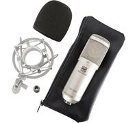ChenQuanSarl-Cm-100S Microphone À Condensateur - Micro Cardioïde À Grand Diaphragme 34 Mm Avec Support Antichoc Et Filtre Anti-Pop - Pour Enregistrement, Streaming, Podcasting, Home Studio - Argent