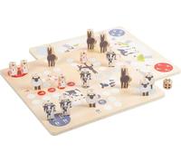 Chenquansarl-Collection De Jeux 4 Friends, Avec Motifs Des Animaux De Ferme, Jeu En Bois Pour Familles, Art. 12228